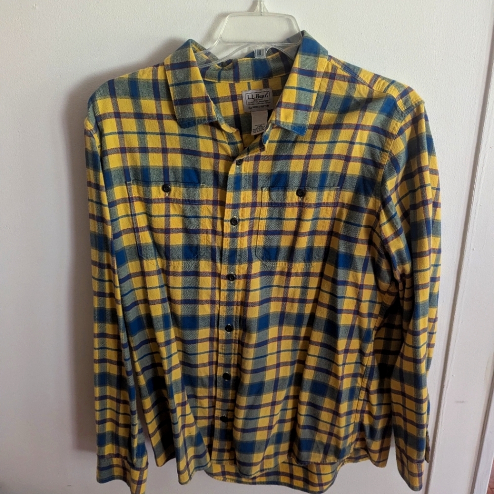 LLBean wicked soft flannel shirt